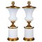 Medici Shaped Opaline Table Lamps, Early 20th Century, Set of 2 1