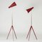 Modernist Floor Lamps by Alf Svensson from Bergboms, 1950s, Set of 2 1