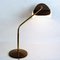 Mid-Century Austrian Brass and Grey Metal Table Lamp from Hagenauer Vienna, 1950s 8