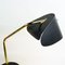 Mid-Century Austrian Brass and Grey Metal Table Lamp from Hagenauer Vienna, 1950s 9