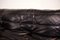 Togo Sofa in Black Leather by Michel Ducaroy for Ligne Roset, 1970s, Set of 4 10