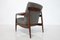 Mid-Century Modern Armchairs in Wood and Grey Fabric, Italy, 1960s, Set of 2, Image 12