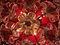 Plafón floral de cristal de Murano, años 70, Imagen 16