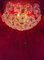 Lampada ad incasso floreale in vetro di Murano, anni '70, Immagine 15