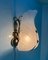 Muschelförmige Wandlampen aus Muranoglas, 1980er, 2er Set 4