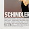 Póster de película especial original de la lista Schindlers de Saul Bass, EE. UU., 1993, Imagen 7