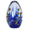 Cenedese Artistic Handmade Egg Aquarium Murano Glass Sculpture, Italy, 1960s 1