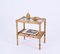 French Riviera Nightstand in Bamboo and Rattan, Italy, 1970s, Image 2