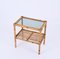 French Riviera Nightstand in Bamboo and Rattan, Italy, 1970s, Image 6