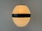 Lampada da soffitto a forma di uovo in plastica, Italia, anni '60, Immagine 2