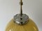 Lámpara excepcional Art Déco de vidrio esférico, años 40, Imagen 10