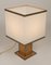 Table Lamp in Acrylic Glass, Rattan and Brass by Christian Dior, Italy, 1970s, Image 14