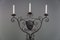 Antique English Cast Iron Candlestick, 1900s 14