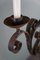 Antiker englischer Kerzenständer aus Gusseisen, 1900er 12