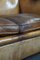 Sofá de dos plazas de cuero marrón de Bart Van Bekhoven, Imagen 13