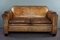 Brown Leather 2-Seater Sofa by Bart Van Bekhoven 1