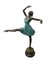Large Bronze Ballet Dancer Figurine, Image 1