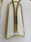 Italian Brass Wall Lights, 1950s, Set of 2, Image 8