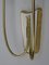 Italian Brass Wall Lights, 1950s, Set of 2 6