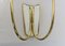 Italian Brass Wall Lights, 1950s, Set of 2, Image 12