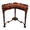 Antique Chippendale Style Mahogany and Silver Table, 1900s, Image 1