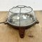 French Industrial Cast Iron Wall or Ceiling Light, 1950s 11