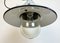 Grey Cast Aluminium Explosion Proof Pendant Lamp with Enameled Shade from Elektrosvit, 1970s 6