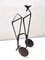 Postmodern Black, Varnished Metal and Plastic Valet Stand, Italy, 1980s, Image 5