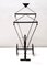 Postmodern Black, Varnished Metal and Plastic Valet Stand, Italy, 1980s 4