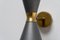 Mid-Century Diabolo Sconces in Anthracite attributed Stilnovo, Italy, 1950s, Image 3