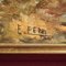 E. Ferri, Piccolo paesaggio impressionista, 1960, Olio su tavola, Incorniciato, Immagine 4