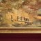 E. Ferri, Small Impressionist Landscape, 1960, Oil on Wood, Framed 4