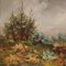 E. Ferri, Small Impressionist Landscape, 1960, Oil on Wood, Framed 8
