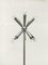 Lámpara de pie en forma de estrella alemana Mid-Century de la era espacial, años 60, Imagen 17