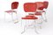 Aluflex Stacking Chairs by Armin Wirth, Germany, 1951, Set of 4 7