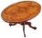 Large 19th Century Victorian Burr Walnut Oval Loo Breakfast Table Tilt Top, Image 3