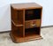 Small Art Deco Bedside Table in Walnut, 1920s, Image 1