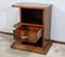 Small Art Deco Bedside Table in Walnut, 1920s, Image 18
