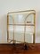 Foldable Bar Cart in White from Bremshey & Co., 1960s 13
