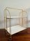 Foldable Bar Cart in White from Bremshey & Co., 1960s 4