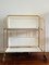 Foldable Bar Cart in White from Bremshey & Co., 1960s 11
