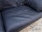 Ds 17 3-Sitzer Sofa aus blauem Leder von de Sede 6