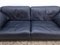 Ds 17 3-Sitzer Sofa aus blauem Leder von de Sede 10