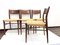 Teak & Wicker Dining Chairs by Georg Leowald Wilkhahn, 1950s, Set of 4, Image 10