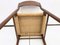 Teak & Wicker Dining Chairs by Georg Leowald Wilkhahn, 1950s, Set of 4 4