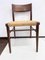 Teak & Wicker Dining Chairs by Georg Leowald Wilkhahn, 1950s, Set of 4 9