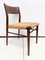 Teak & Wicker Dining Chairs by Georg Leowald Wilkhahn, 1950s, Set of 4 1