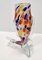 Vasos vintage de cristal de Murano multicolor atribuidos a Toso, Italia, años 50. Juego de 6, Imagen 5