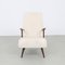 Lounge Chair in Teddy Fabric and Teak, 1960s 2