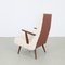 Lounge Chair in Teddy Fabric and Teak, 1960s 4